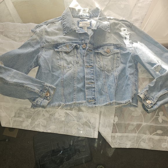 Forever 21 Blue Jean Jacket - Picture 1 of 8